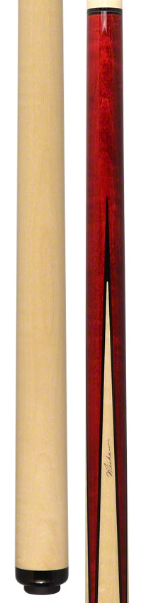Pechauer Pro Series P02R Wine Stained Maple with Natural Maple Wrapless Pool Cue - Image 5