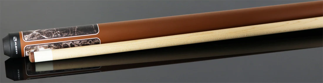 Players Brown Marble with Matte Brown Graphic Series Pool Cue - G4146 - Image 3