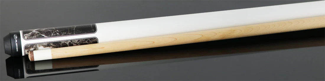 Players Brown Marble with Matte White Graphic Series Pool Cue - G4145 - Image 3