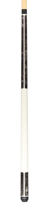 Players Brown Marble with Matte White Graphic Series Pool Cue - G4145 - Image 6