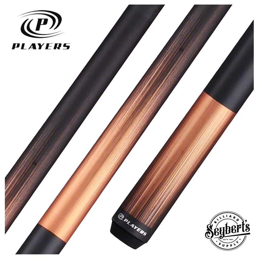 Players Classic Series Matte Captain Copper and Black Graphic Pool Cue - C704