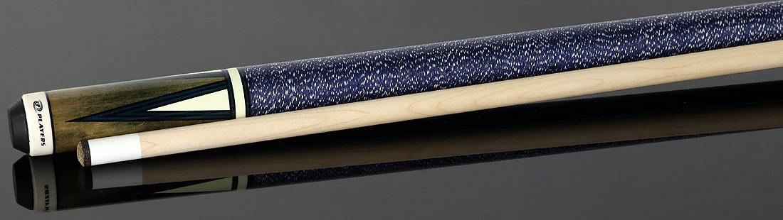 Players Classic Series Smoke Grey Stained 4 Point Graphic Pool Cue - C810 - Image 3