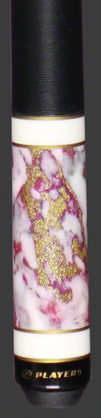 Players Classic Series Purple Maple, Stone and Gold Dust Graphic Pool Cue - C946 - Image 2