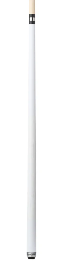 Players Classic Series Matte Dandelion White Play Cue with White Embossed Leather - C707 - Image 4