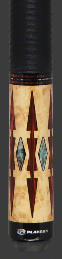 Players Exotic Series Antique Maple with Cocobolo Graphic Pool Cue - E2330 - Image 2