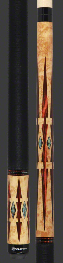 Players Exotic Series Antique Maple with Cocobolo Graphic Pool Cue - E2330 - Image 3