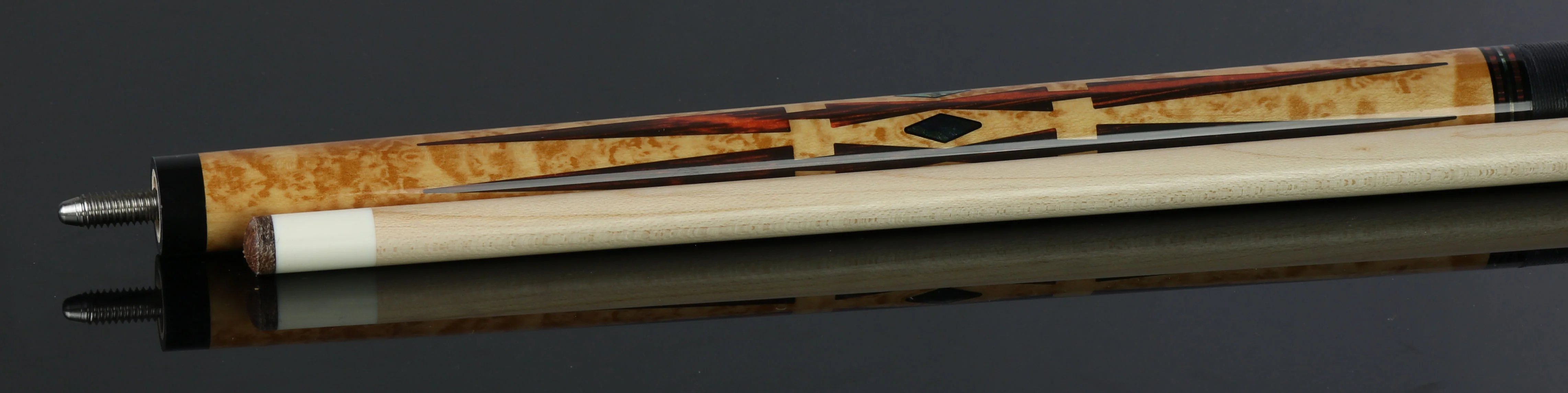 Players Exotic Series Antique Maple with Cocobolo Graphic Pool Cue - E2330 - Image 5