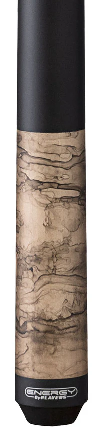 Players Energy Series Matte Champagne Smoke Wrapless Pool Cue - Image 2