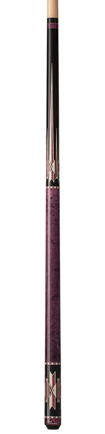 Players Flirt Series Black with Pink Recon Wrapless Pool Cue - Image 3