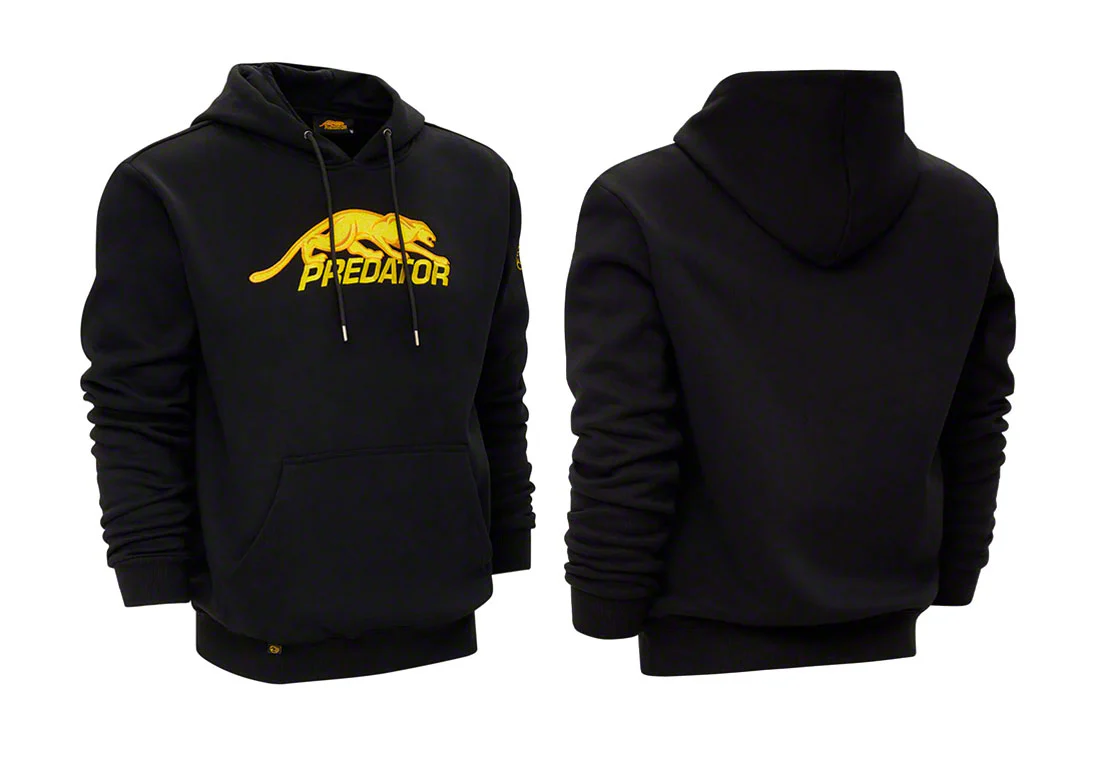 Predator Black W/ Yellow Logo Hoodie - Image 2