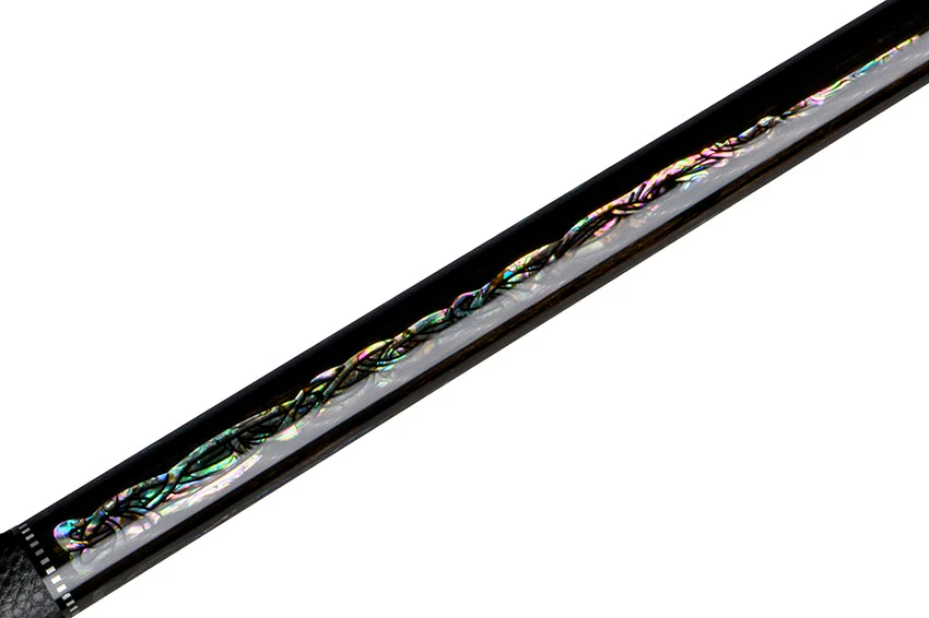 Predator Limited Edition Ebony with Gordian Knot Inlays and Luxe Leather Wrap - Radial - Image 6