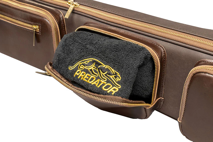 Predator Limited Edition Legacy 2x4 Soft Pool Cue Case - Dark Brown - Image 7