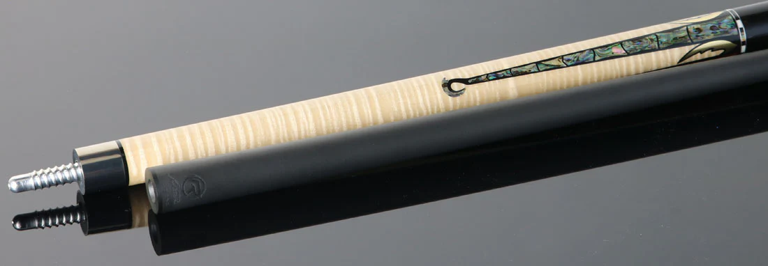 Predator Limited Edition Scorpion 1 Pool Cue - Curly Maple with Ebony - BCPPRELESCO1 - Image 3