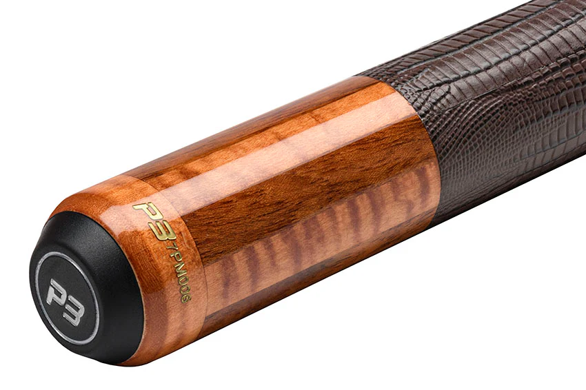 Predator P3 Aura Golden Curly Maple and Bocote Pool Cue with Luxe Leather Wrap - Uniloc - Image 7