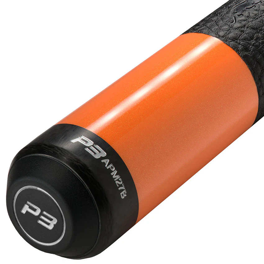 Predator P3 Flare Orange Pool Cue with Luxe Leather Wrap - Uniloc - Image 5