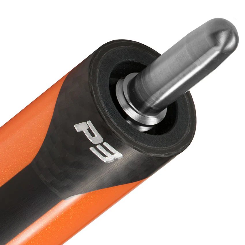 Predator P3 Flare Orange Pool Cue with Luxe Leather Wrap - Uniloc - Image 8