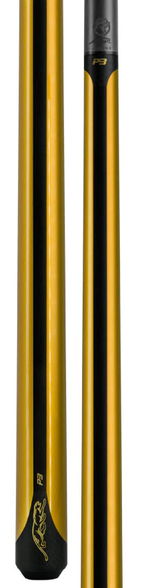 Predator P3 Metallic Gold No Wrap Pool Cue - Uniloc - Image 3