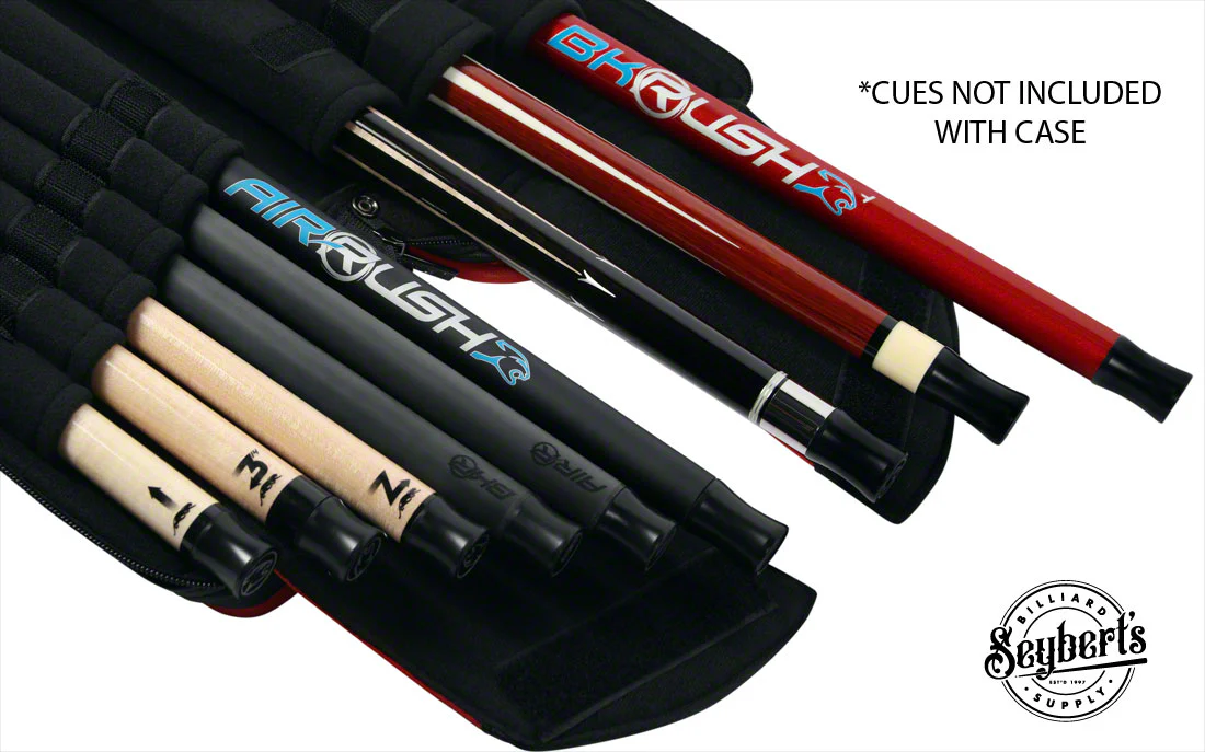 Predator Roadline Darren Appleton Black/Red 3x6 Soft Pool Cue Case - C36DABLKREDS - Image 2