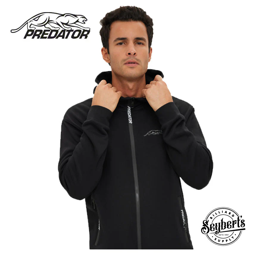 Predator Solid Black Cat Logo Jacket
