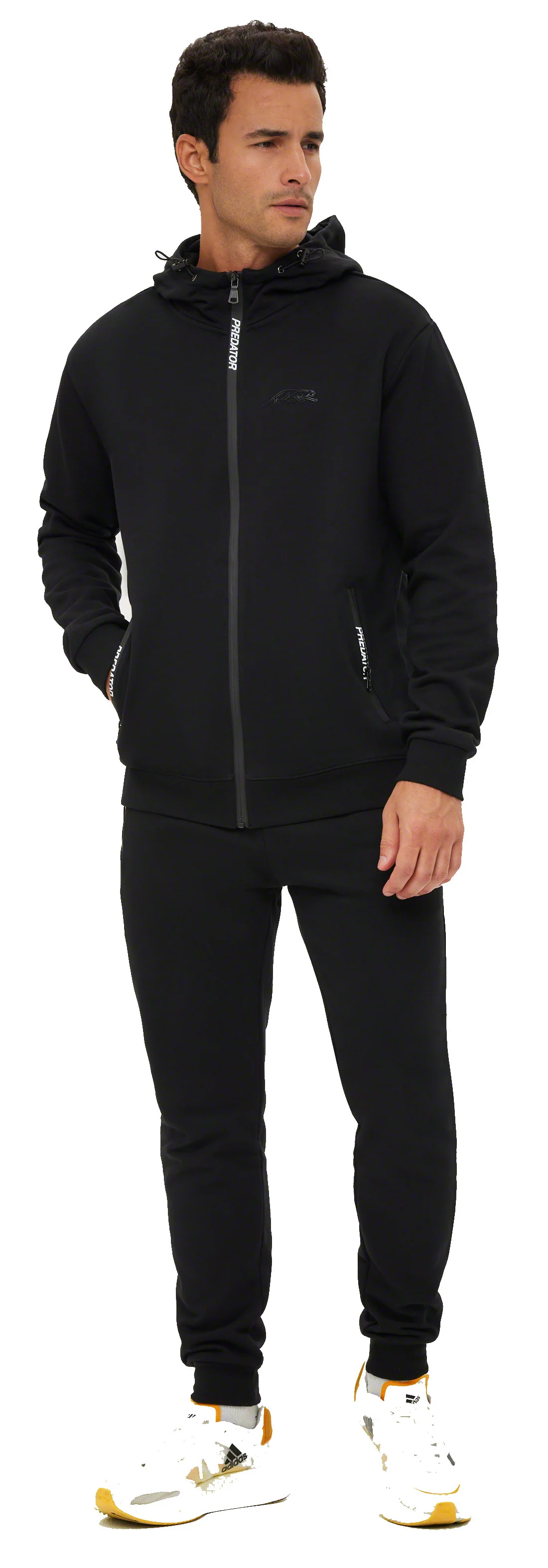 Predator Solid Black Cat Logo Jacket - Image 3
