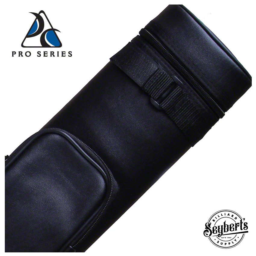 Pro Series Traditional Black 2x2 Hard Pool Cue Case - PR22VA