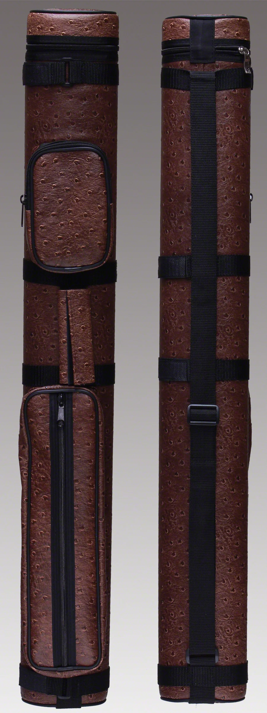 Pro Series Traditional Brown 2x2 Hard Pool Cue Case - PR22VB - Image 2