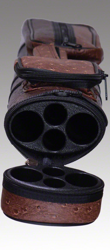 Pro Series Traditional Brown 2x2 Hard Pool Cue Case - PR22VB - Image 3
