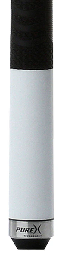 Pure X Matte White Pool Cue with MZ Sport Grip Wrap - Image 2