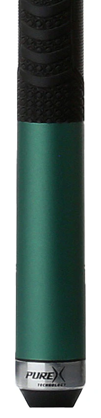 Pure X Matte Emerald Green Pool Cue with MZ Sport Grip Wrap - Image 2