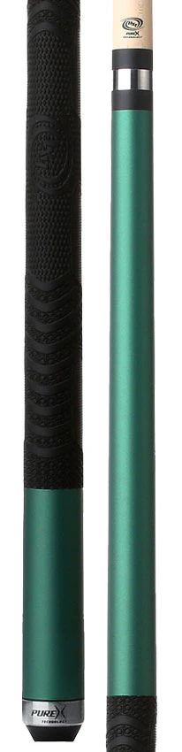 Pure X Matte Emerald Green Pool Cue with MZ Sport Grip Wrap - Image 3