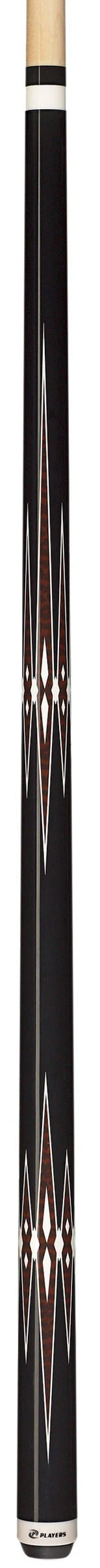 PureX Technology Pool Cue - Midnight Black and Zebrawood Double Star Graphics - HXT4 - Image 2