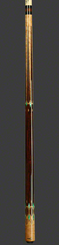 PureX Technology Pool Cue - Golden Birdseye Maple with Cocobolo and Imitation Bone Graphic Decal - HXT72 - Image 3
