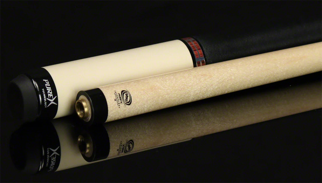 PureX Technology Pool Cue - Black & White with Cocobolo Accent Rings - HXT96 - Image 3