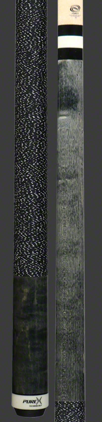 PureX Technology Pool Cue - Smoke Grey Stained Birdseye Maple - HXTC12 - Image 2
