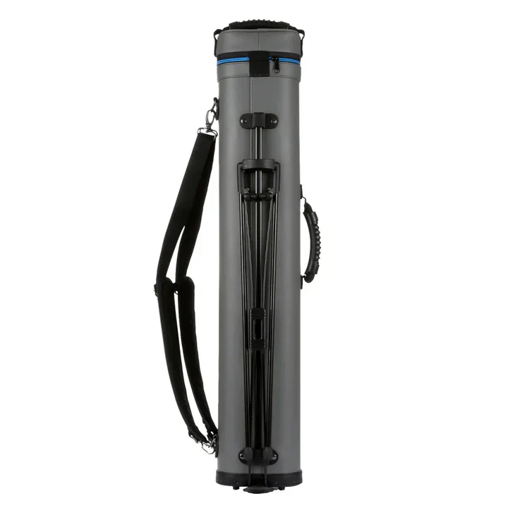 Lucasi Hybrid Rival Grey and Blue 4x8 Pool Cue Case - PXC2048 - Image 4