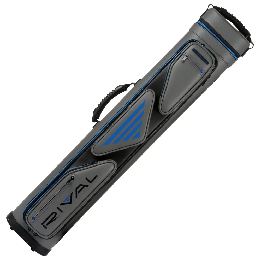 Lucasi Hybrid Rival Grey and Blue 4x8 Pool Cue Case - PXC2048 - Image 5