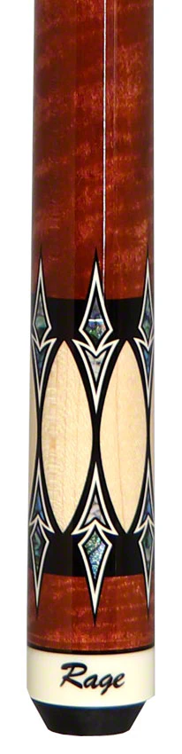 Rage Brown 6 Point Graphic Pool Cue - RG218 - Image 2