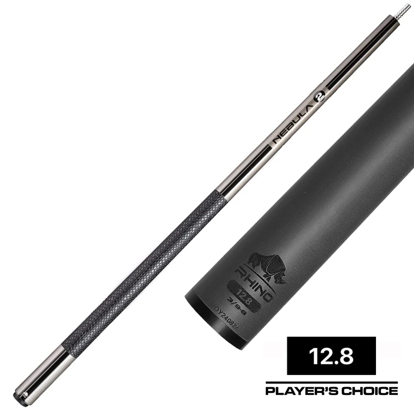 Rhino Nebula 2 Charcoal Gray Carbon Pool Cue with Sports Wrap - Image 4