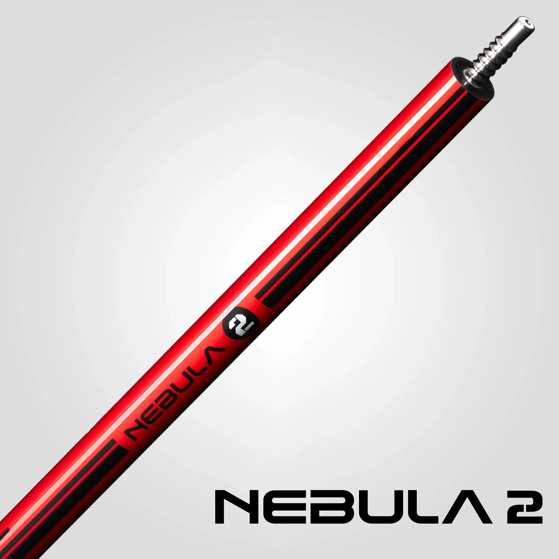 Rhino Nebula 2 Crimson Red No Wrap Carbon Pool Cue - Image 10