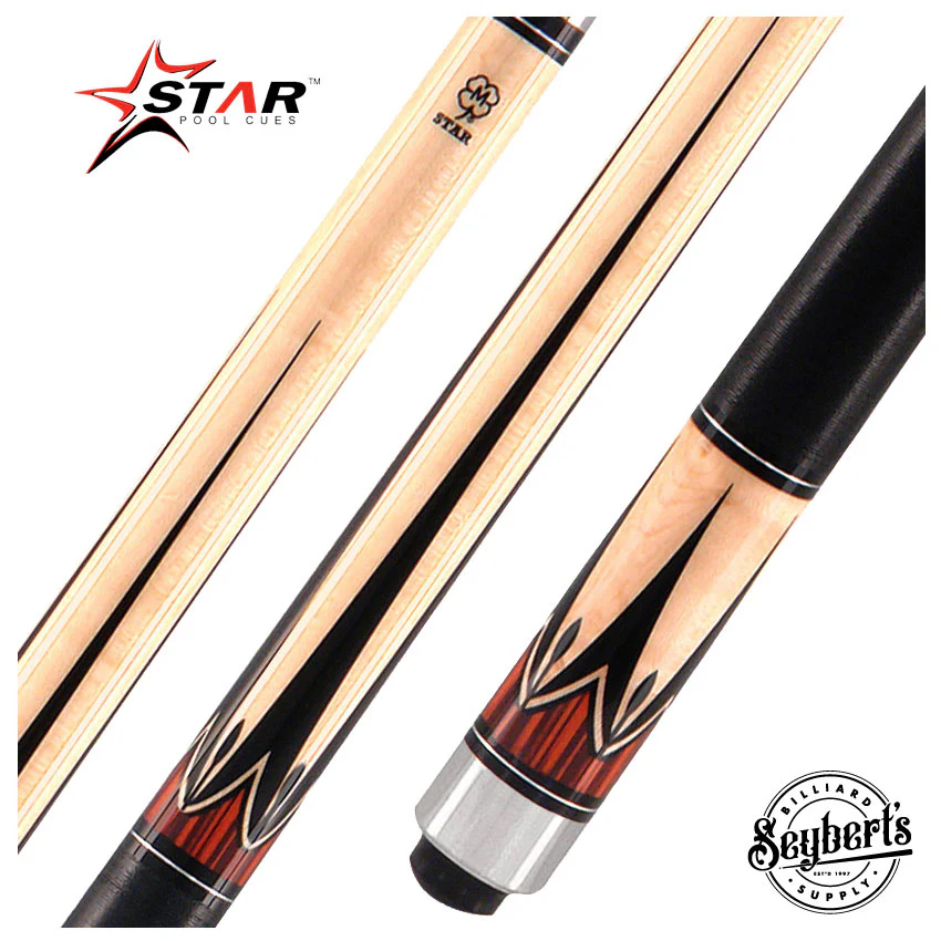 Star Cocobolo and Black Point Design Cue - S09