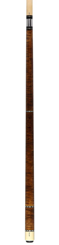 Schon STL Series Dark Stained Curly Maple Pool Cue - STL1SPCURDS2 - Image 6