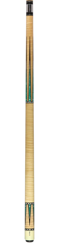Schon Pool Cue - Light Stain with Teal Points - LTD2300-4LS - Image 6