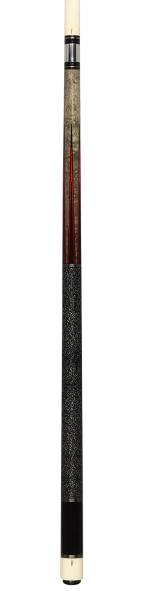 Schon STL Series Gray Stained with Red Points Pool Cue - STL6GYRD - Image 6