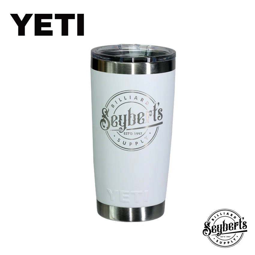 Seyberts Yeti 20 oz Tumbler W/ Magslider Lid - White