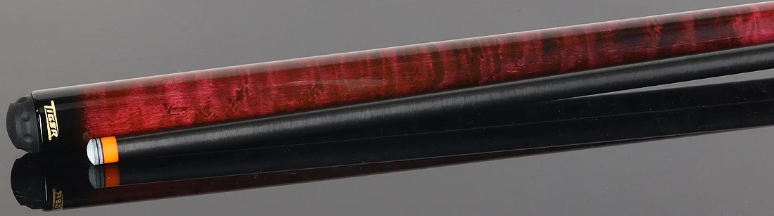 Tiger Traveler Performance Series with Red-Stained Maple Pool Cue - Fortis LD Carbon Shaft - Image 3
