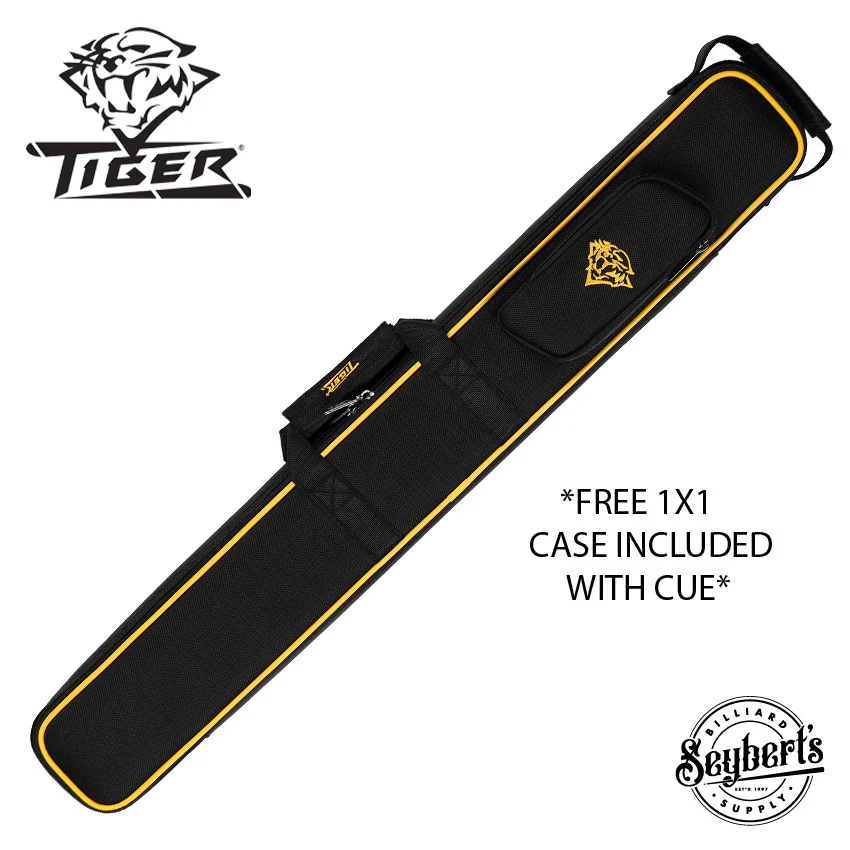 Tiger Limited Edition White Tiger Pool Cue - Fortis Pro Carbon Fiber Shaft And Tiger 1x1 Case - WT-1P - Image 2