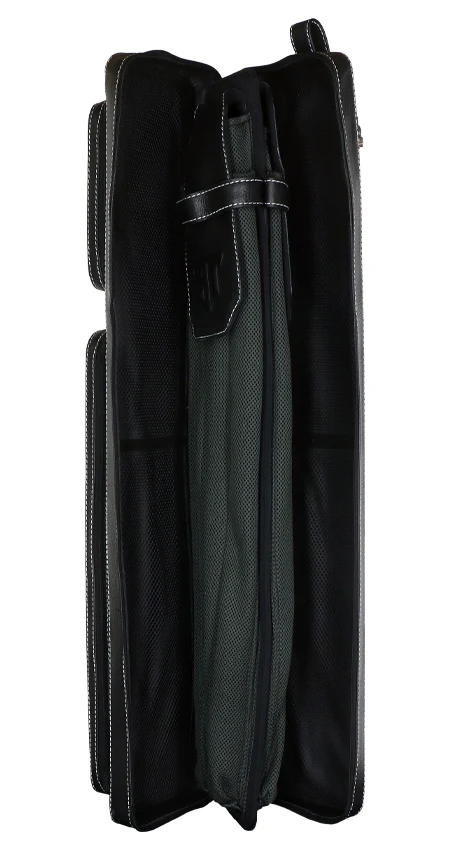 Triple 60 Fedor Gorst 4X8 Custom Crocodile Leather Butterfly Soft Cue Case - Blacked Out - Image 3