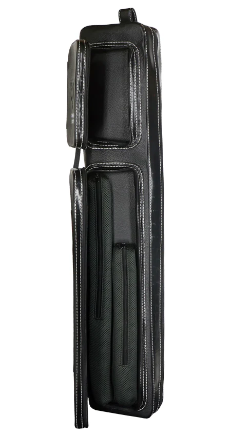 Triple 60 Fedor Gorst 4X8 Custom Crocodile Leather Butterfly Soft Cue Case - Blacked Out - Image 4
