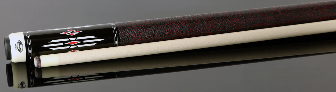Ariel Carmeli by Viking Diamond Series Red Diamond Pool Cue with Vikore Shaft - SG-AC-RD - Image 2