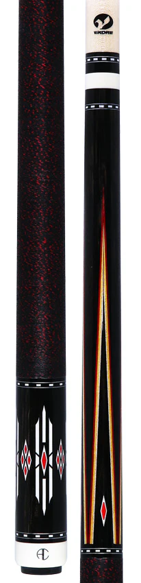 Ariel Carmeli by Viking Diamond Series Red Diamond Pool Cue with Vikore Shaft - SG-AC-RD - Image 5